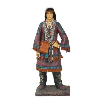 Native American Woman 3ft Figure