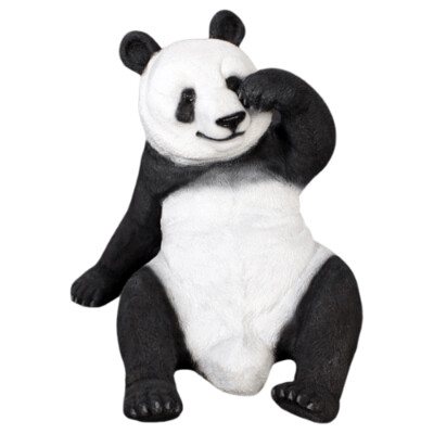 Panda Slouching Statue