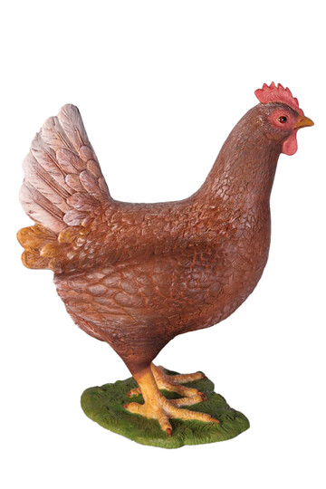 Brown Hen Statue