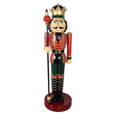 Nutcracker King 6.5 ft with Sceptre