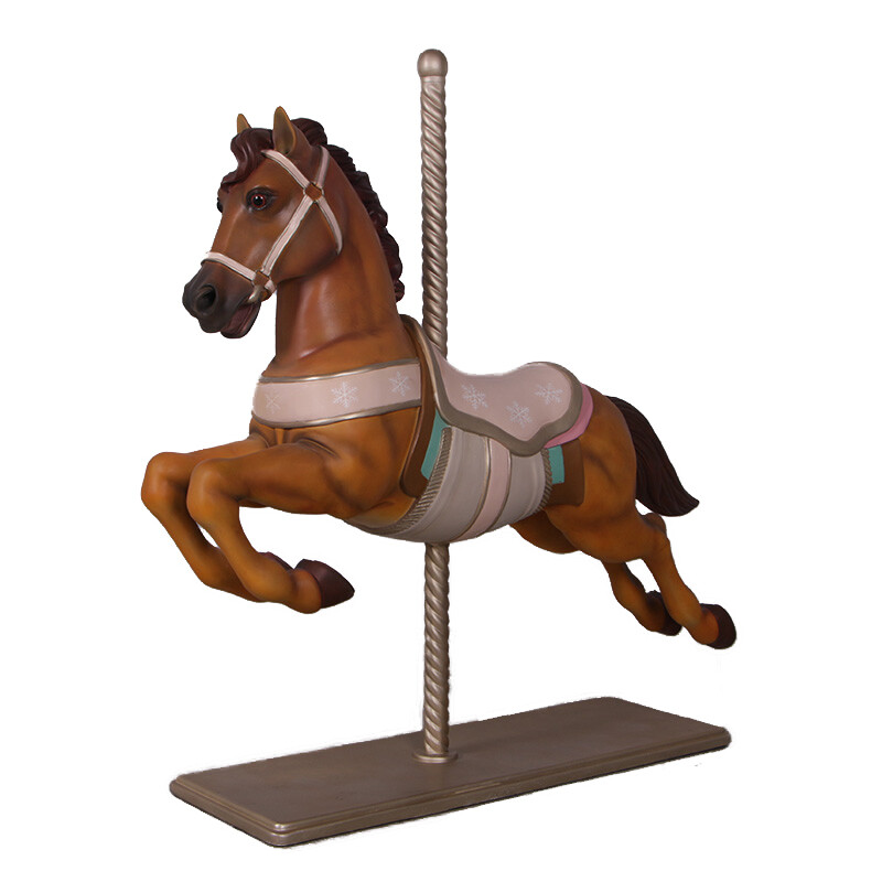 Carousel Horse Brown