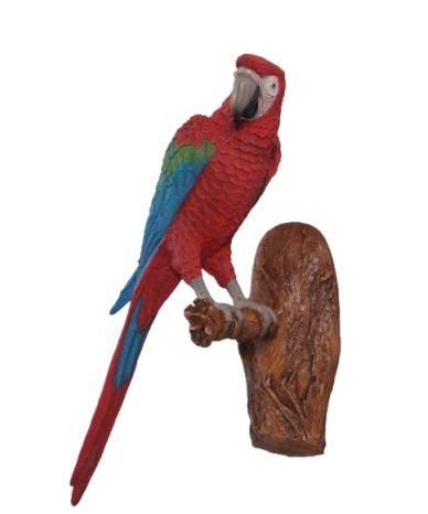 Parrot Wall Decor Red Blue