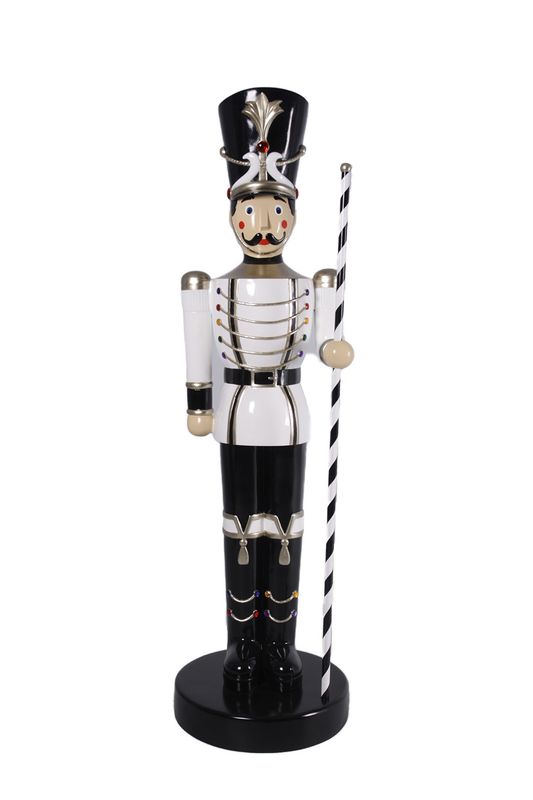 Toy Soldier with Baton 6.5ft (White) (Left) Toy Soldier with Baton 6.5ft (White) (Left)