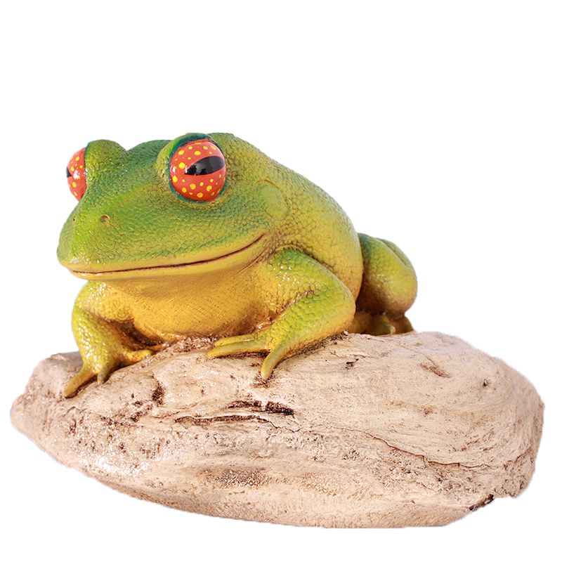 Frog on Rock Large