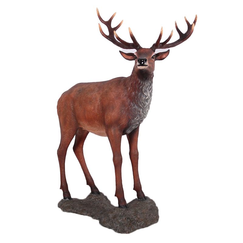 Red Deer Stag on Base