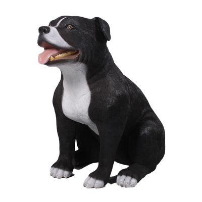 Staffordshire Bull Terrier Dog Black Staffordshire Bull Terrier Dog Black