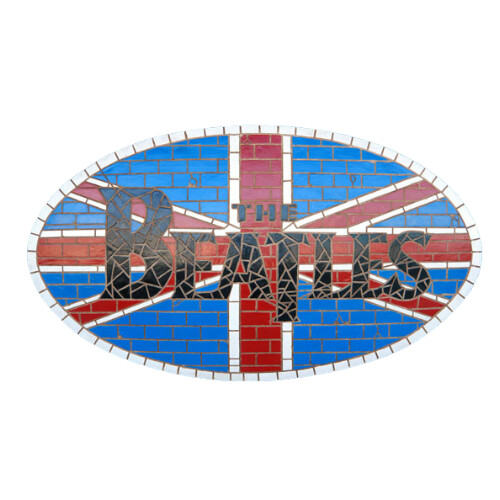 Beatles Union Jack Mosaic Beatles Union Jack Mosaic