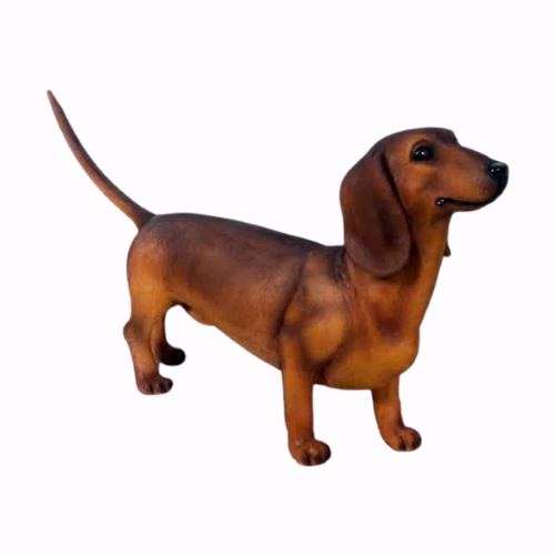 Brown Daschund Statue
