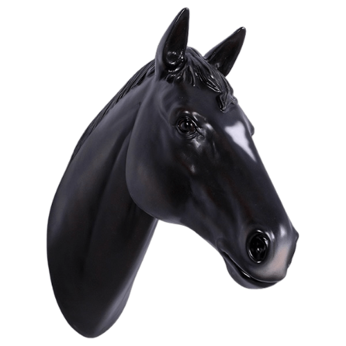 Horse Head Black Model Horse Head Black Model