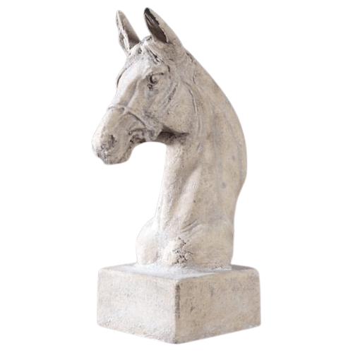 Horse Head Bust Roman Stone Horse Head Bust Roman Stone