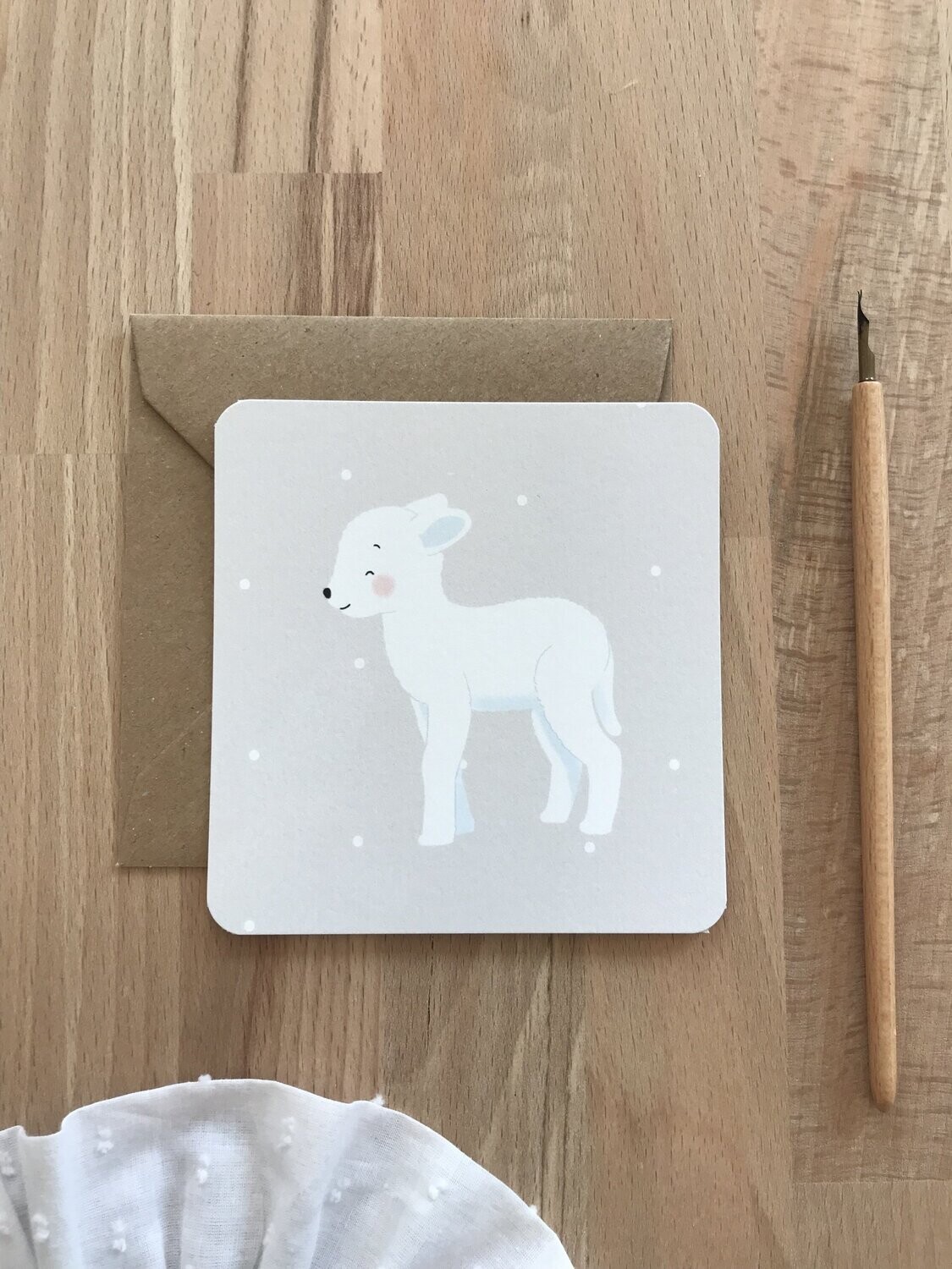Mini carte postale - Agneau
