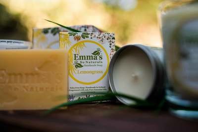 Lemongrass Natural Candle in Tin.