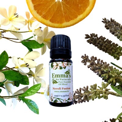Neroli Fusion Pure Essential Oil Blend 10ml for Aroma Diffuser &amp; Oil Burner.