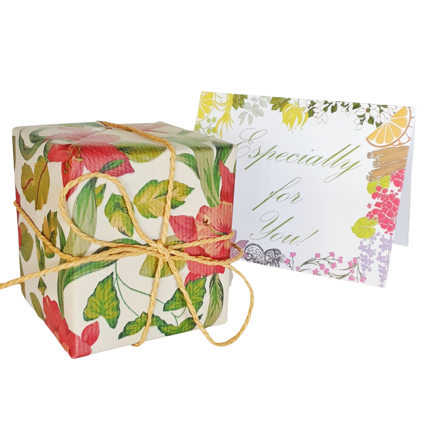 Gift Wrap &amp; Hand-Written Greeting Card.