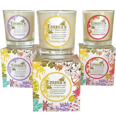 Natural Candle in Glass Tumbler. Set of 6. Buy six get 6th free!