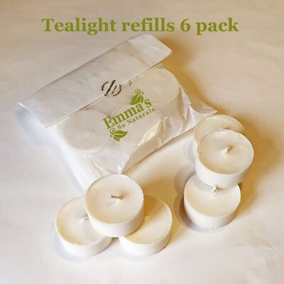 Tealight Candle refills 6 pack.