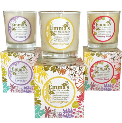 Natural Candle in Glass Tumbler. Set of 3 get 3rd candle 1/2 price!