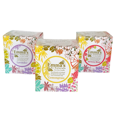 Natural Candle in Glass Tumbler. Set of 3 get 3rd candle 1/2 price!