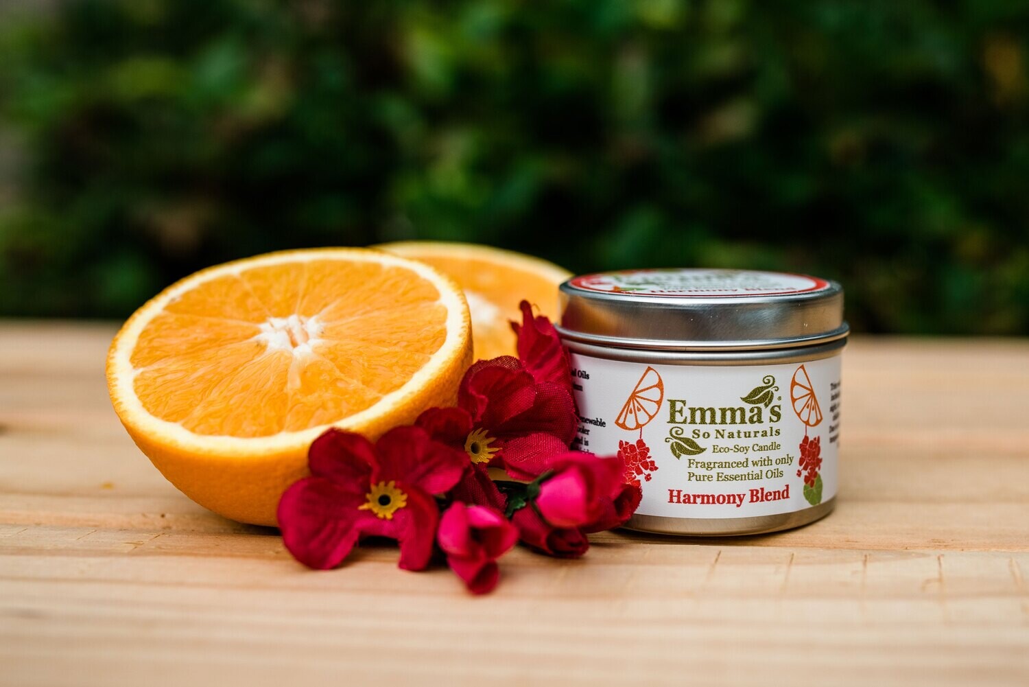 Harmony Blend Natural Candle in Tin.