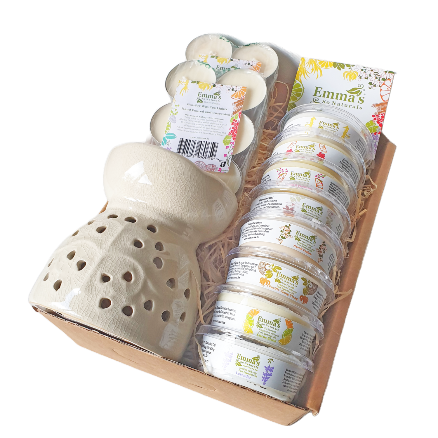 Gift wrapped Hamper. Large Oil Burner Gift Set
