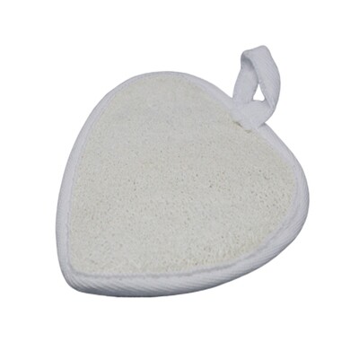 Natural Loofah Body Scrub Heart.