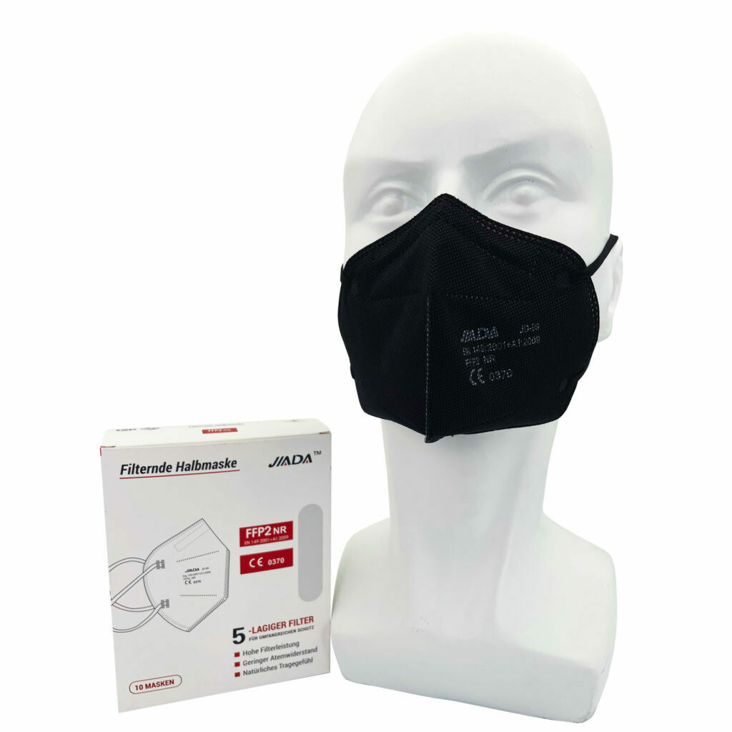 FFP2 Maske in Schwarz