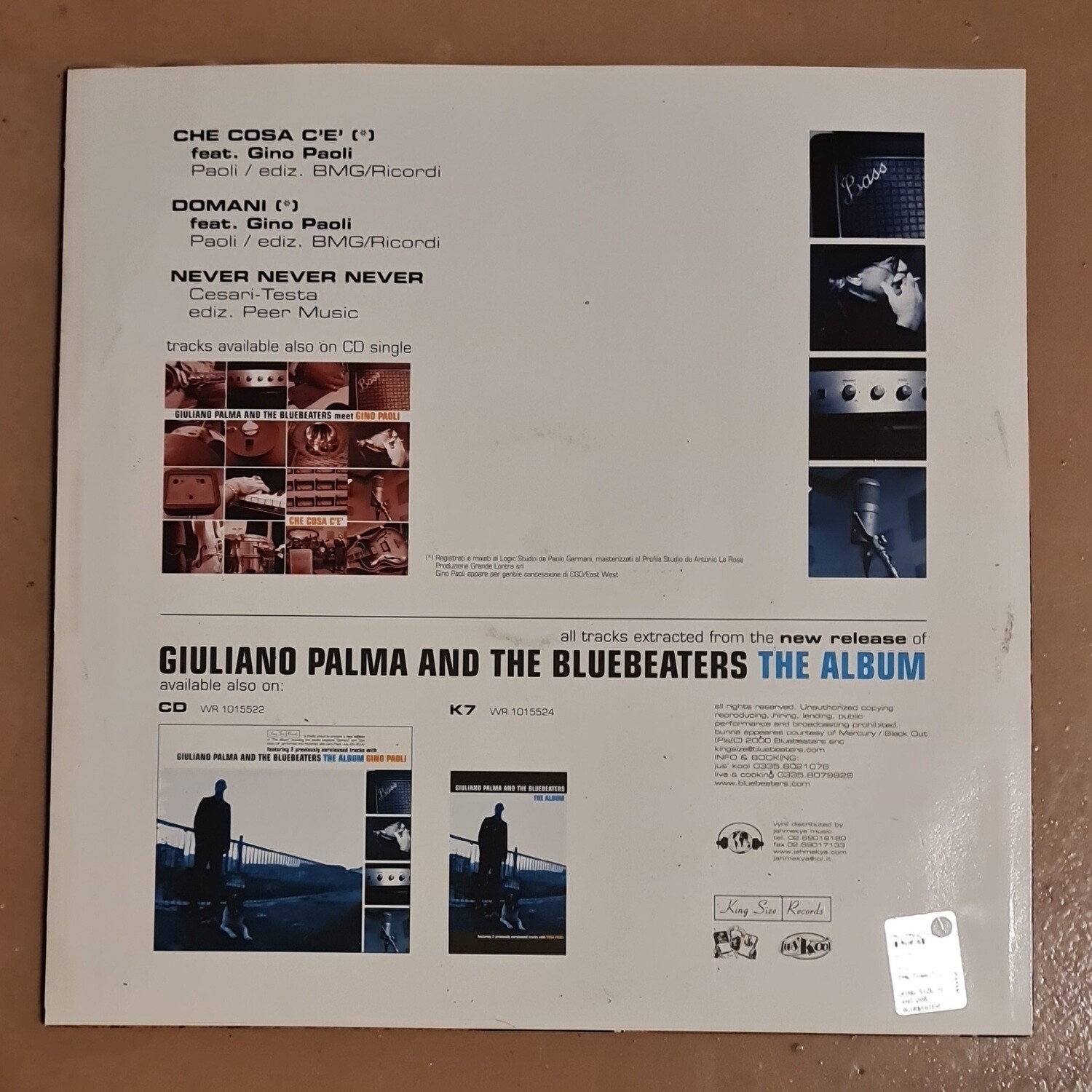 12 - Rarities. 12&quot; originali 2000/2001 King Size Label (Che Cosa C&#39;è)