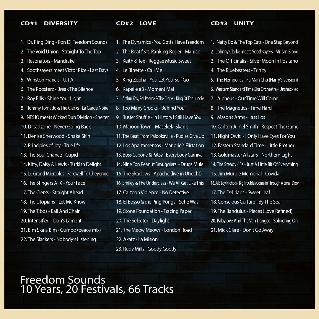 13 - Compilation FREEDOM SOUNDS (CD, 2023)