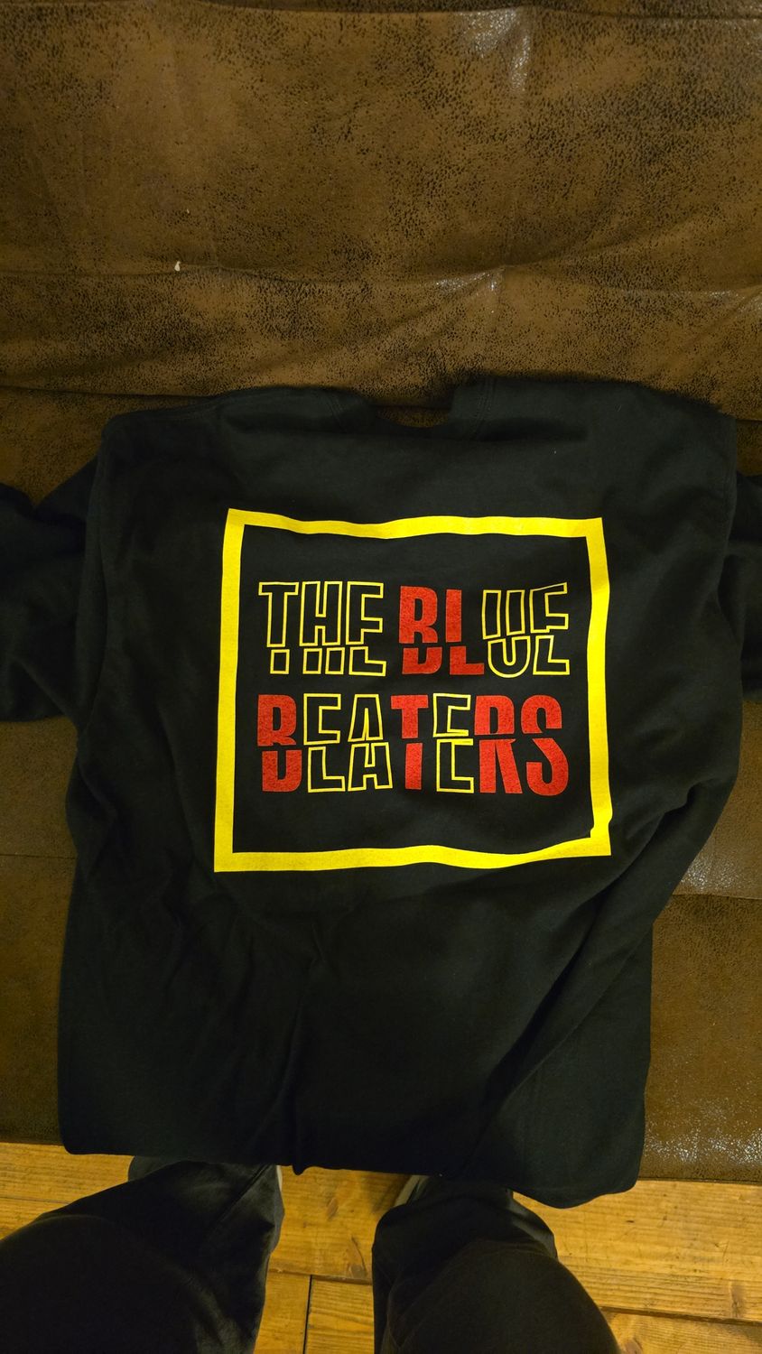 33 - THE BLUEBEATERS New Black Shirt New Logo (Limited Edition)