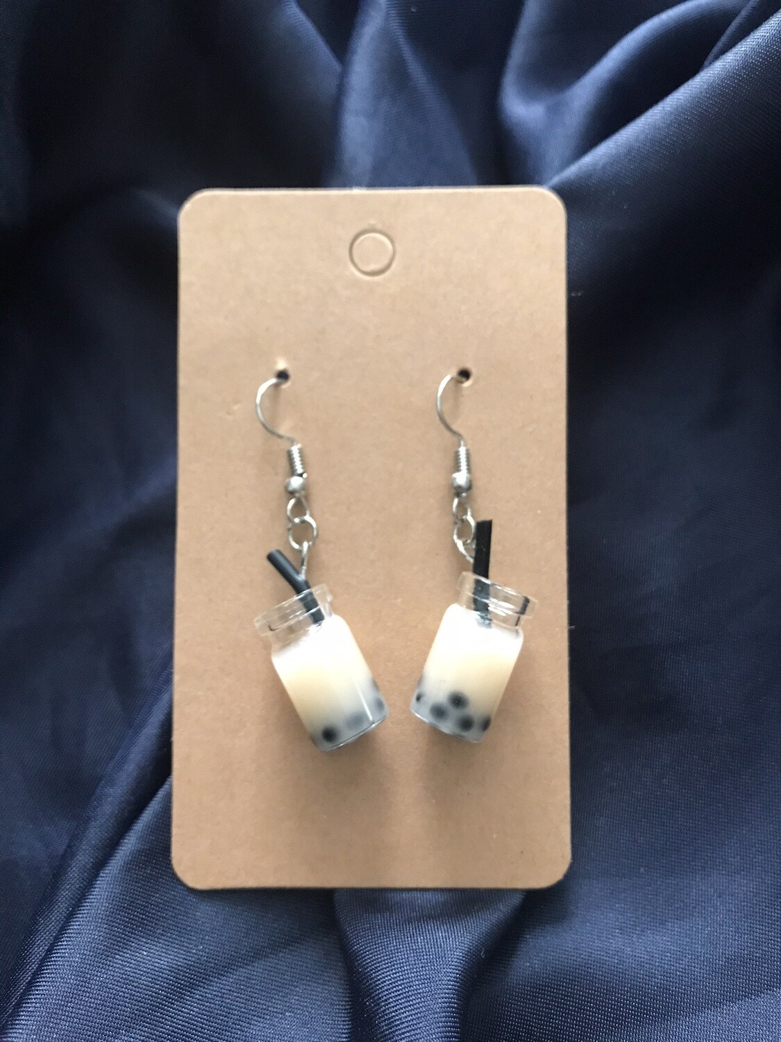 Pearl Bubble Tea Earrings