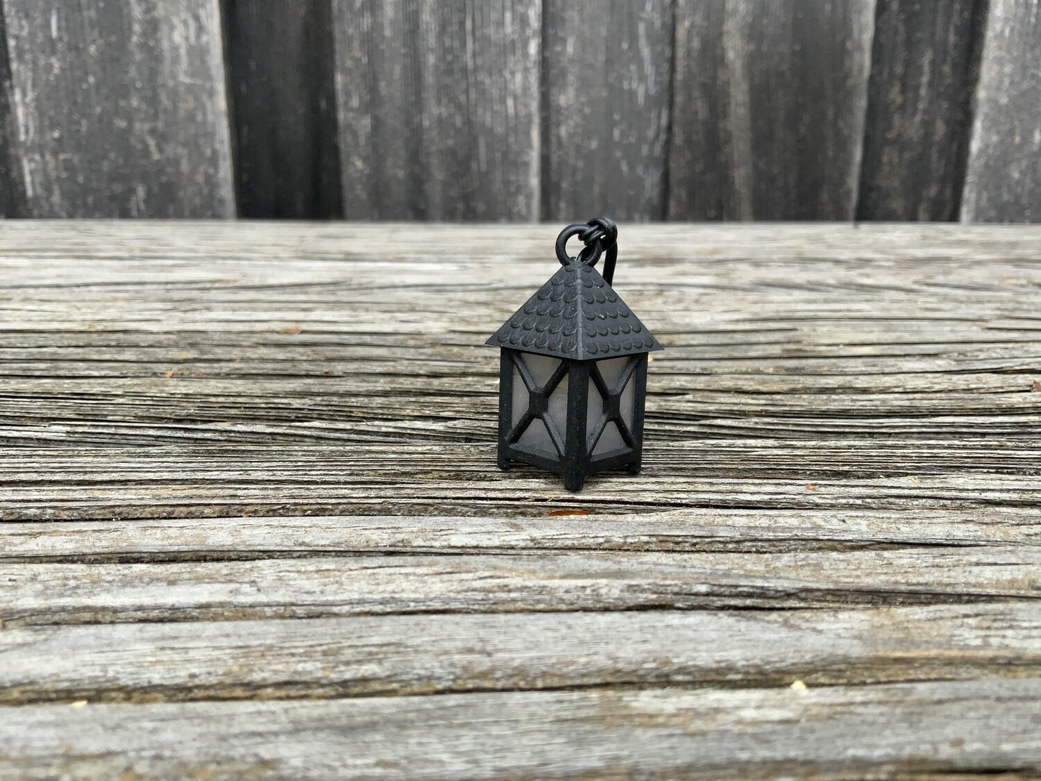 Laterne Kunststoff, weiß 2 x 2 x 3,5 cm (mittel)