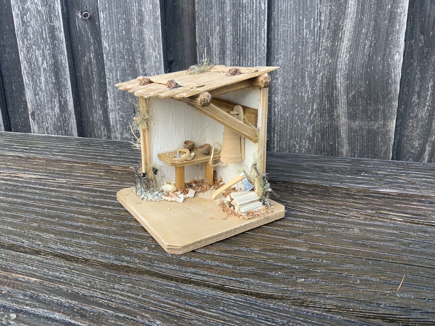 Werkstatt mit Ausstattung 16 x 15 x 15 cm