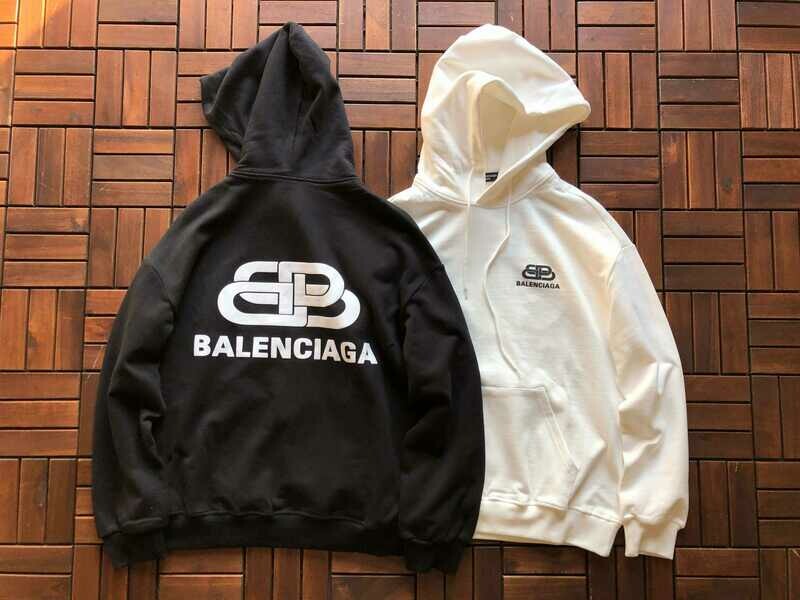 Hoodie big logo Balenciaga