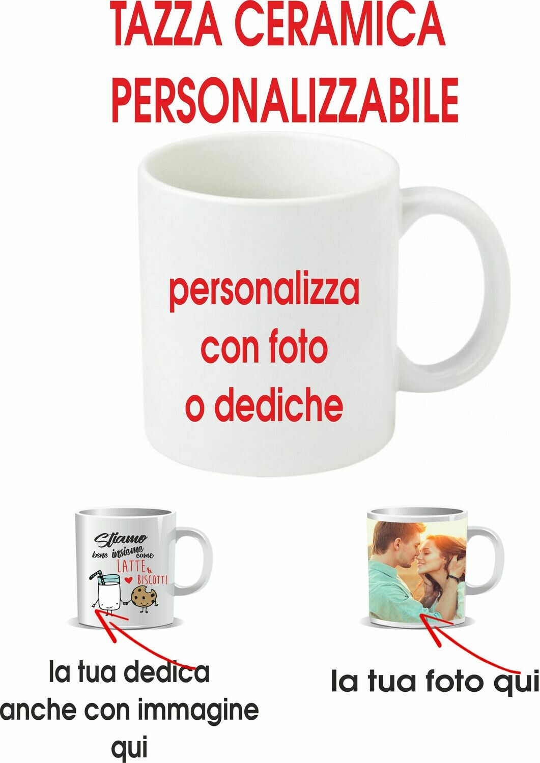 TAZZA PERSONALIZZABILE