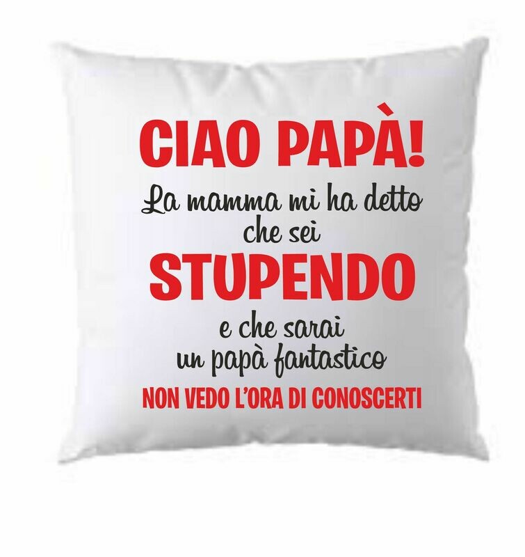 CUSCINO CIAO PAPA&#39;