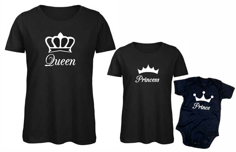 QUEEN, PRINCE, PRINCESS
