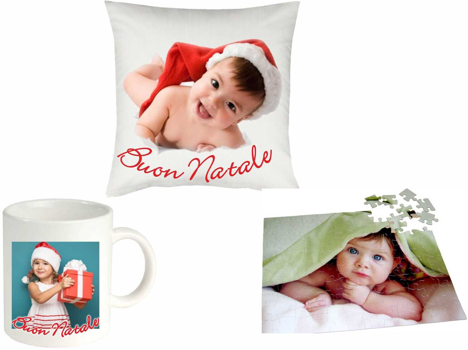 GADGET: TAZZA, CUSCINO, PUZZLE DA PERSONALIZZARE