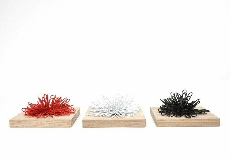 paperclip houder rood