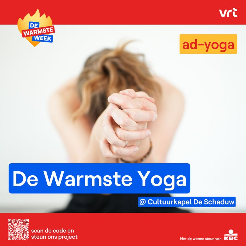 De Warmste Yoga Woensdag 10 december 2025 cultuurkapel De Schaduw 20:00-21:00