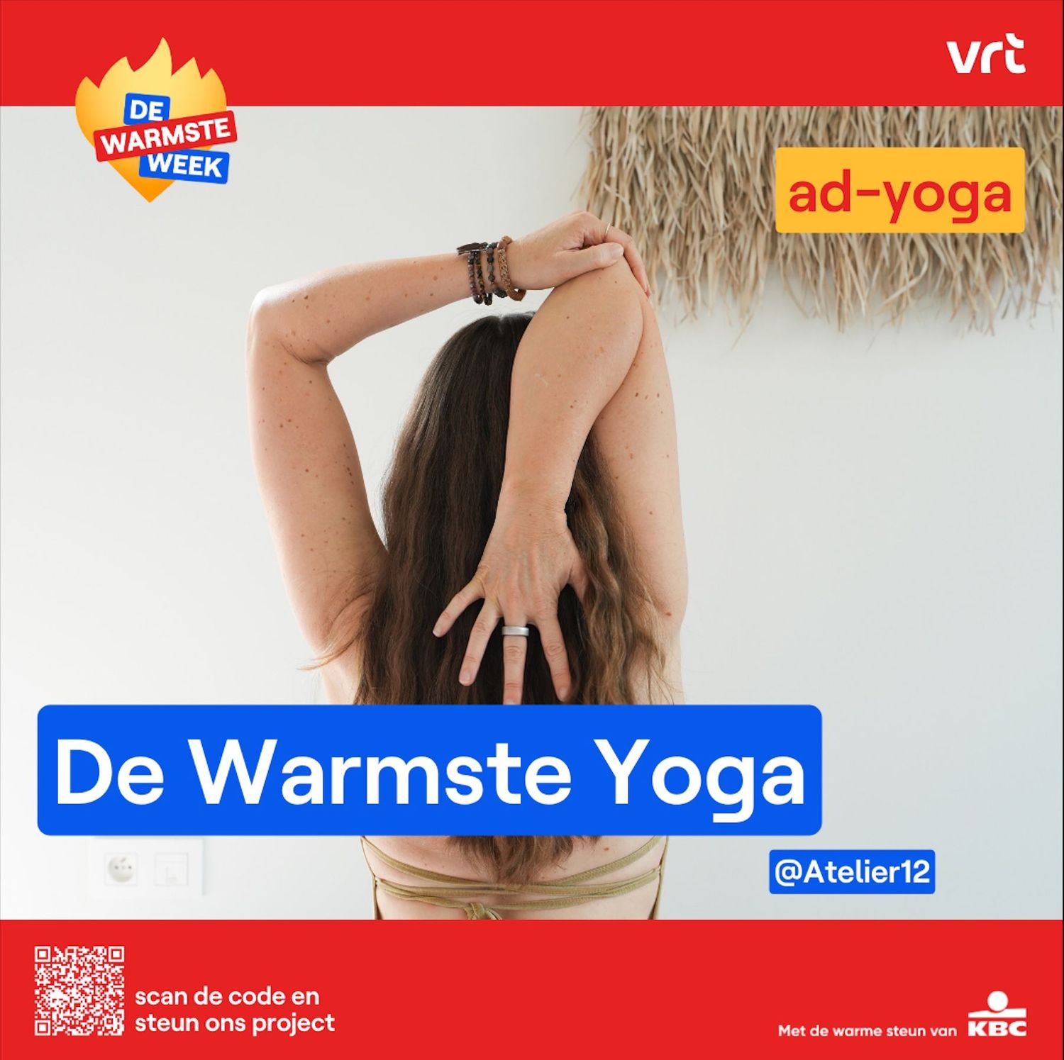 De Warmste Yoga zaterdag 20 december 2025 Atelier12 10:00-11:00 De Warmste Yoga zaterdag 20 december 2025 Atelier12 10:00-11:00