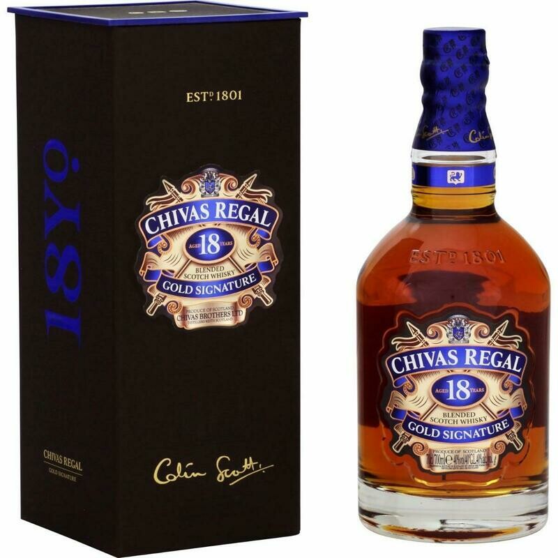Chivas 18 ans - Gold signature