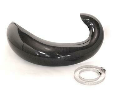 GAS GAS EC250/300 , EX300 2021-> CARBON PIPE GUARD FOR FMF FATTY & Gnarly & FACTORY PIPE