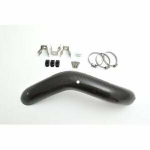 KTM 450/500EXCF / HUSQVARNA FE450/501 2017-2019  CARBON HEADER PIPE GUARD, STANDARD PIPE ONLY