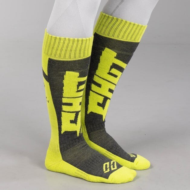 SHOT RACE SOCKS, YELLOW