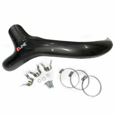 KTM 450/500 EXCF & HUSQVARNA FE450/501 2020-23 CARBON HEADER PIPE GUARD, STANDARD PIPE ONLY