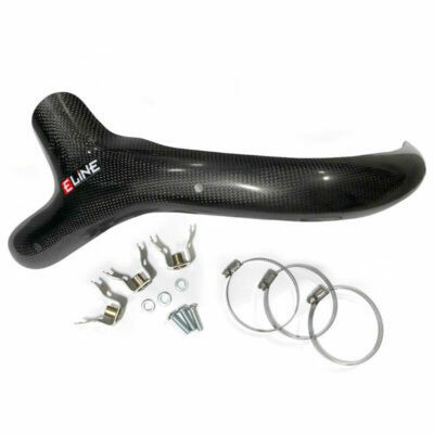 KTM 450/500 EXCF &amp; HUSQVARNA FE450/501 2020-23 CARBON HEADER PIPE GUARD, STANDARD PIPE ONLY