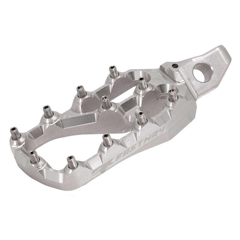 YAMAHA YZ450F 2023-&gt;/YZ250F 24-&gt;/ YZ450FX 24-&gt;  EVO AIR FOOTPEGS, SILVER