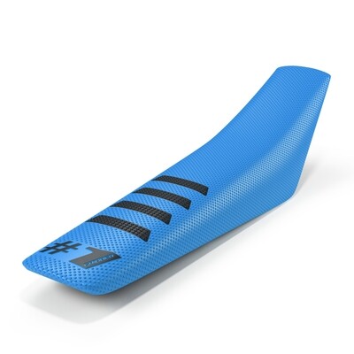 ONE GRIPPER RIBBED SEAT COVER LIGHT BLUE