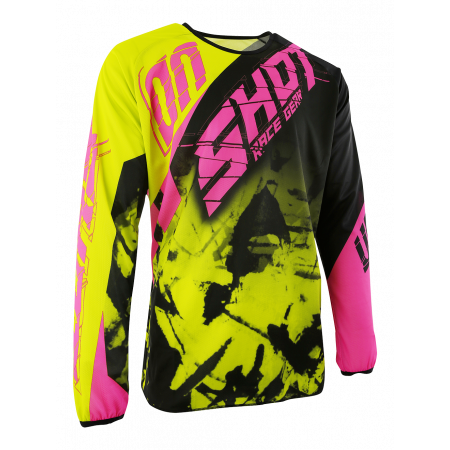 SHOT DEVO SQUAD JERSEY LIME/NEON PINK