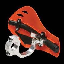 Moto Roost Deflectors w/Mounting Hardware, Black/Orange ONLY